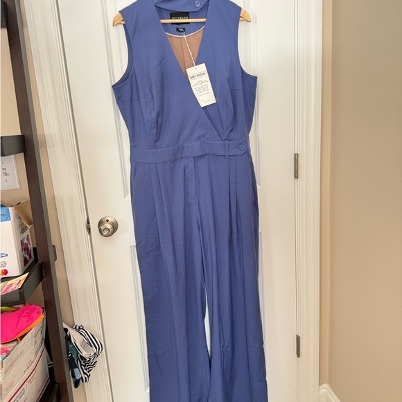 Wildfang Elegant Blue Women's empower Jumpsuit - Picture 2 of 6